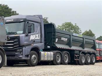Xe đầu kéo Howo Max 460 cầu dầu kết hợp mooc ben cơn sốt của thị trường