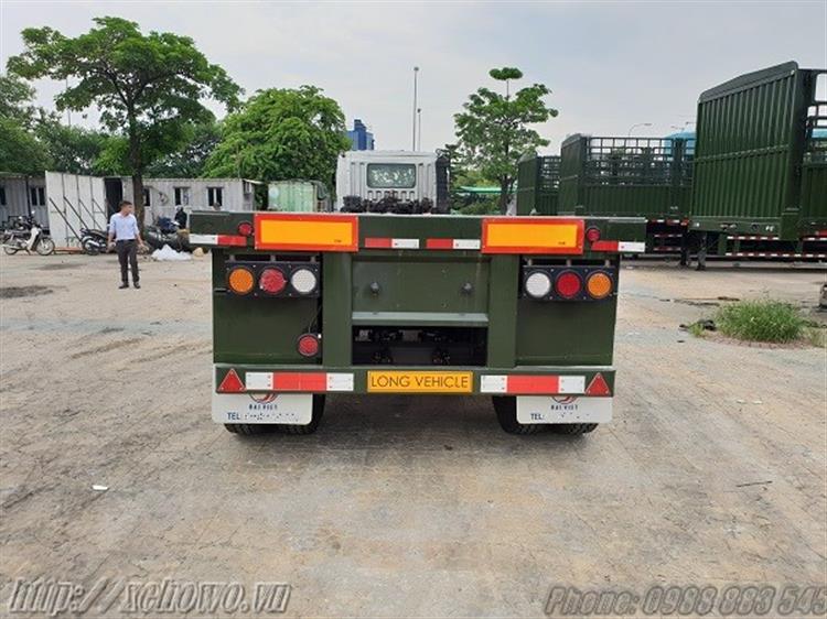 Sơ mi rơ mooc sàn cimc 3 trục 20 feet chở container